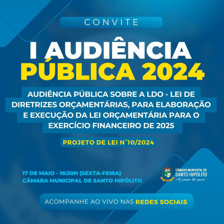 1º AUDIÊNCIA PÚBLICA