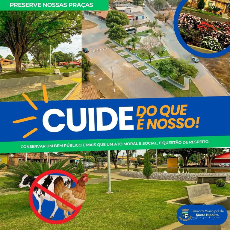 AJUDE A PRESERVAR UM BEM QUE É NOSSO! 